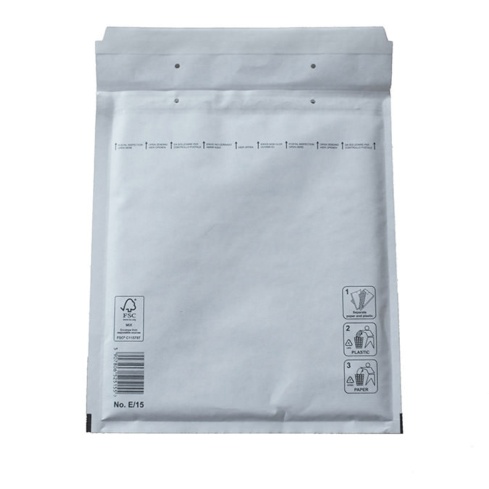 Sobres Burbuja Acolchado Blanco bolsas Postal Wrap 150 X 215 mm Blanco Paquete de 100 