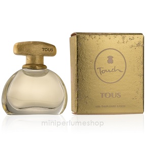 mini colonia Tous Touch gold perfumes miniatura invitados bodas detalles originales