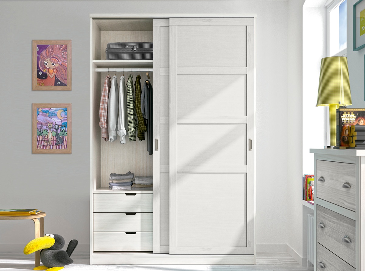 Armario 160 cm - Armarios Puertas Correderas | Muebles La Fábrica