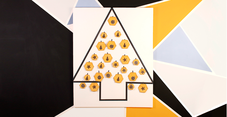Cómo realizar un Calendario de Adviento con fototransfer sobre textil