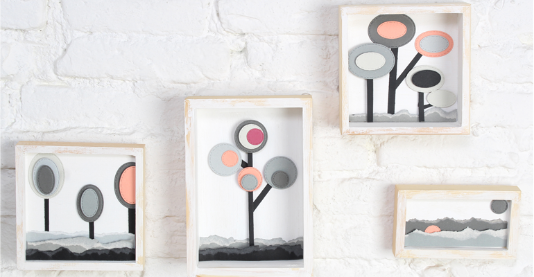 Cómo crear decoraciones y paisajes de papel con la troqueladora Misskuty by Innspiro