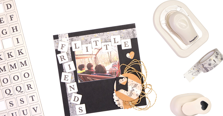 Ideas de cómo utilizar la grapadora magnética para trabajos de scrapbooking