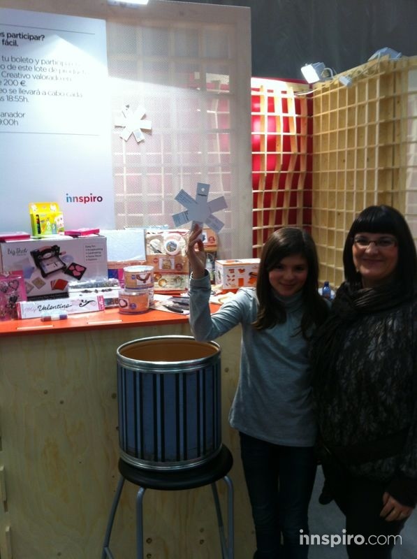 2º ganador del lote Innspiro en nuestro stand.