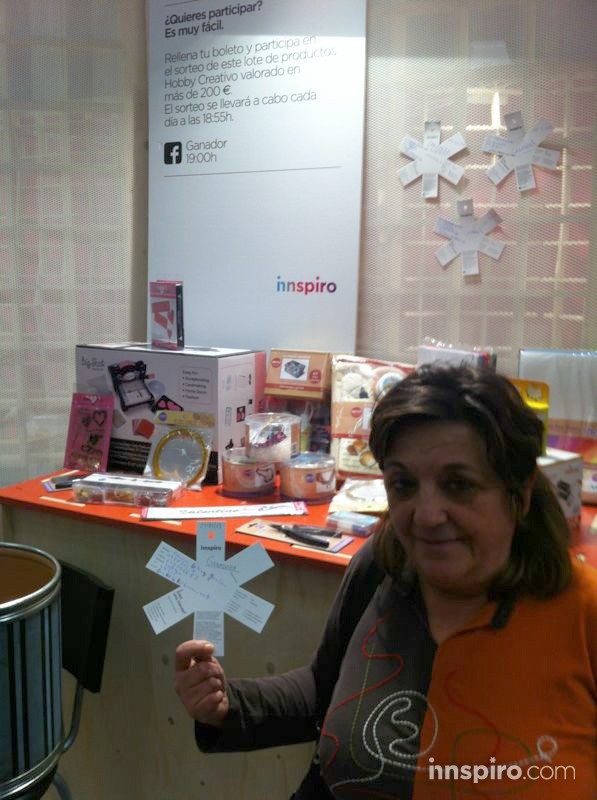 4ª ganadora del lote Innspiro en nuestro stand.