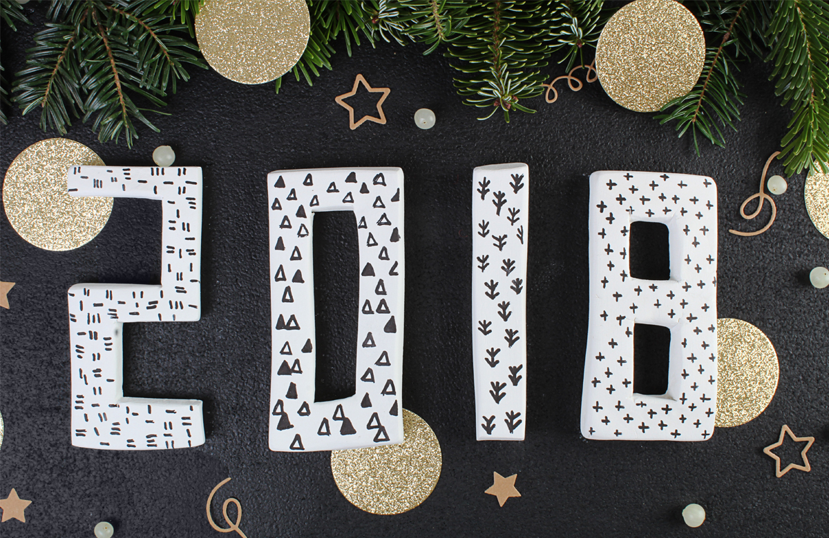 Por un 2018 más creativo aún. ¡Feliz año!
