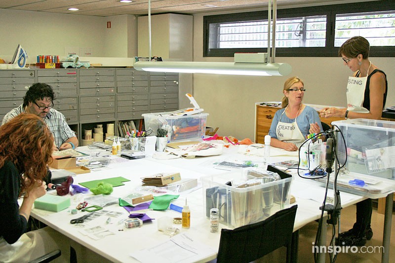 Preparando los talleres de Creativa Madrid