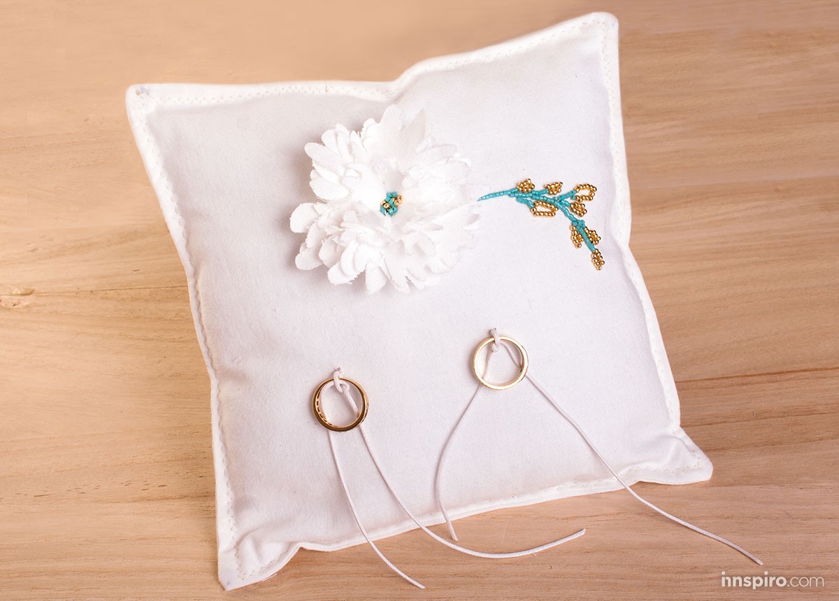 Cojín para anillos de boda