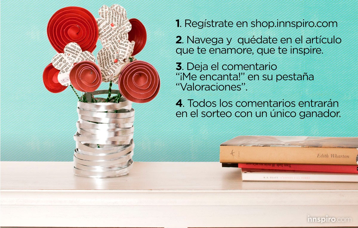 Celebra con Innspiro el Día de la rosa y el libro