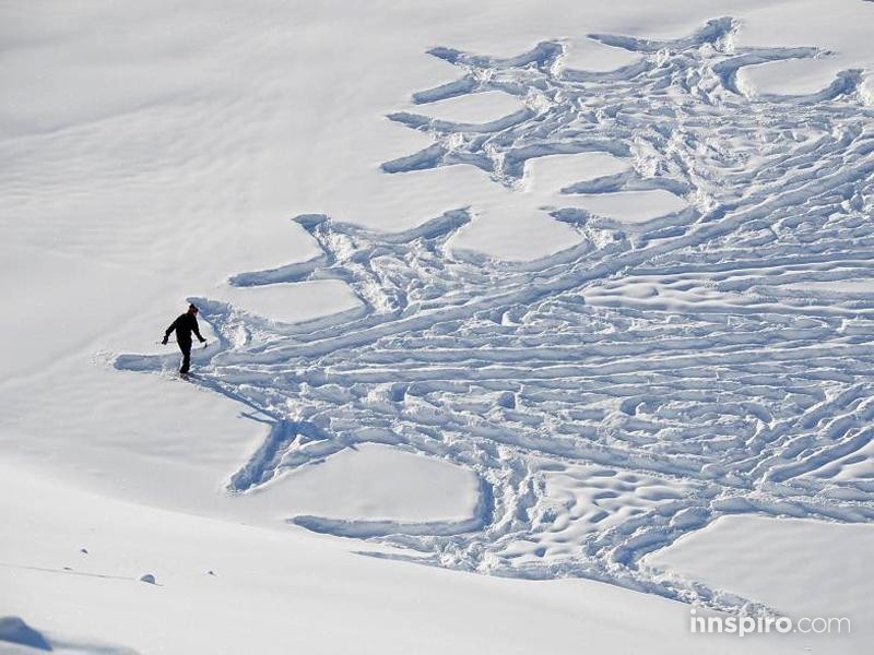 El artista de la nieve