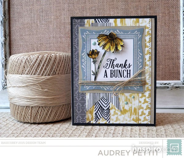 Tarjeta colección Barista de Basic Grey