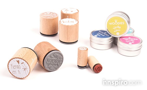 ¡Sellos y tintas WOODIES!