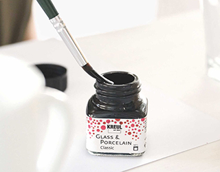 Pintura vidrio y porcelana