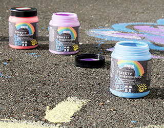 Peinture Street sur l’asphalte/trottoir