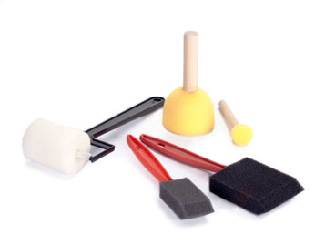 Pinceles y rodillos espuma