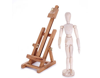 Caballetes y maniquíes