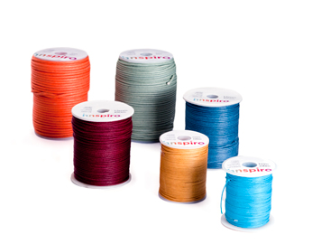 Cordón algodón encerado fino