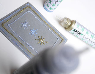 Pintura creación efectos purpurina