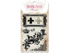 10105757 Set tampons acryliques floraisons majestueuses 11x19cm BoBunny - Article