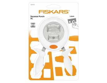 1024413 Perforatrice de formes SQUEEZE PUNCH XL etiquettes Fiskars - Article1