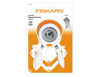 1024422 Troqueladora de esquinas 3 en 1 SQUEEZE PUNCH encaje Fiskars - Ítem1