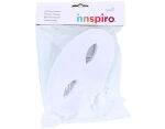 104100 Set 12 antifaces de PVC folcado blanco 17x9 5cm Innspiro - Ítem1