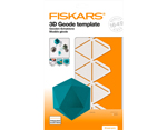 1059566 Plantilla para crear en papel formas 3D paper gems- Modelo Geoda Fiskars - Ítem1