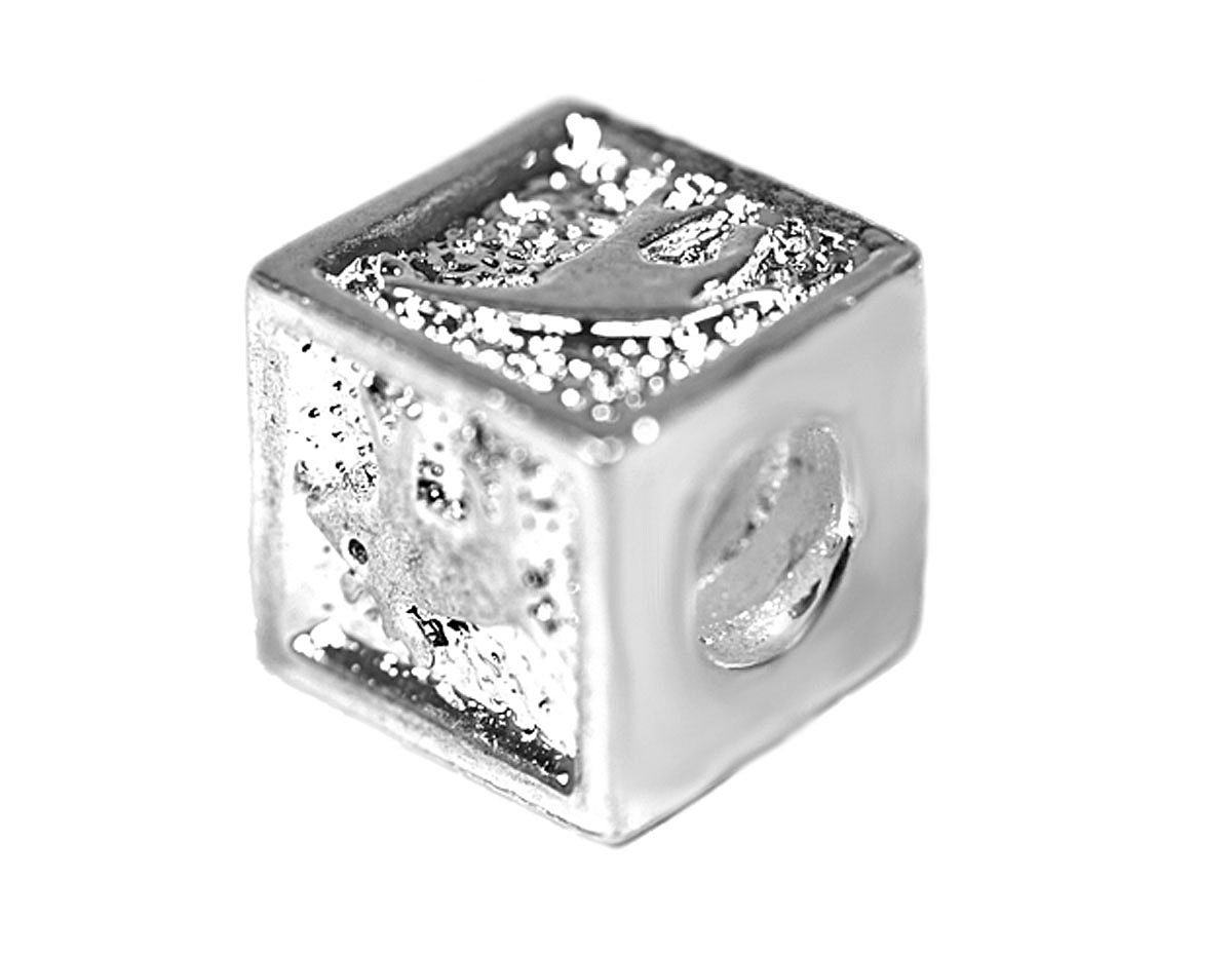 Z11113 11113 Perle metallique avec filet DO-LINK cube animaux Innspiro