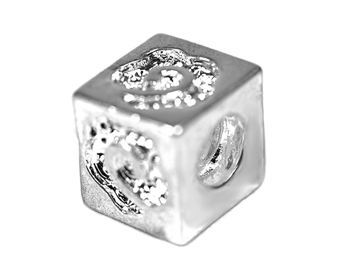 Z11115 11115 Perle metallique avec filet DO-LINK cube fleur Innspiro