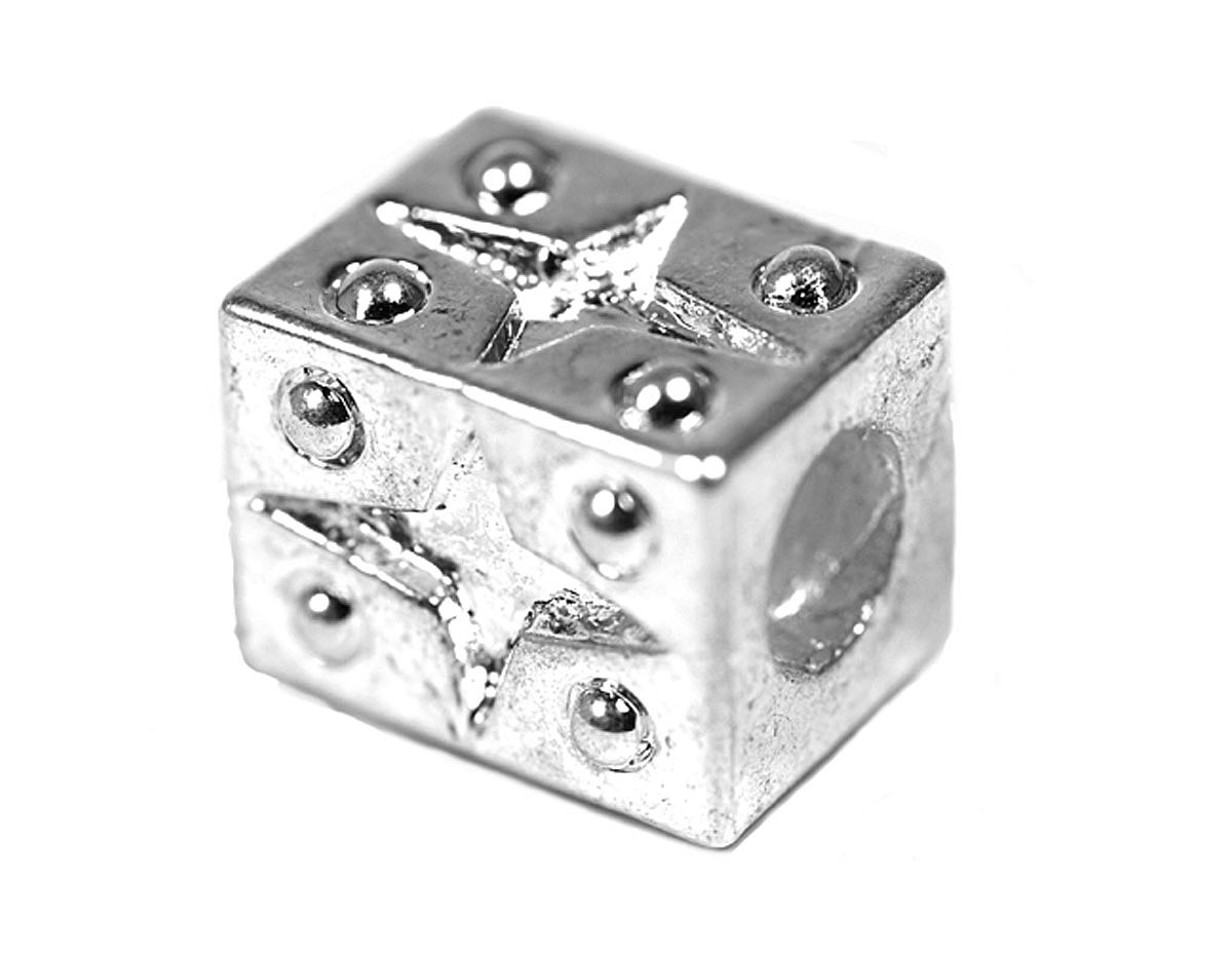 Z11117 11117 Perle metallique avec filet DO-LINK cube etoile Innspiro