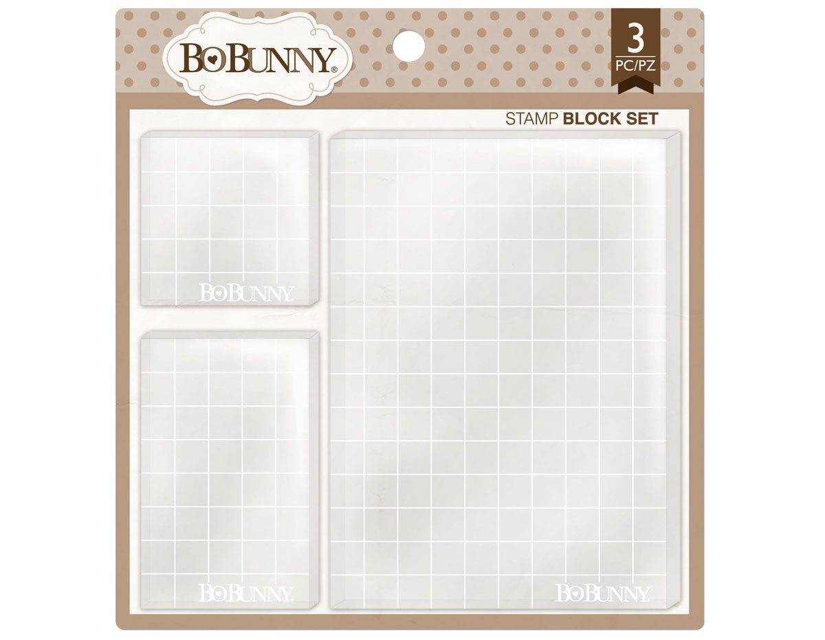 11639590 Set 3 bloques acrilicos Stamp Block Set BoBunny