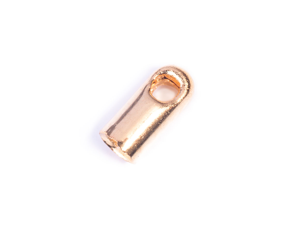 A12023 12023 Terminal metallique tube anneau dore Innspiro
