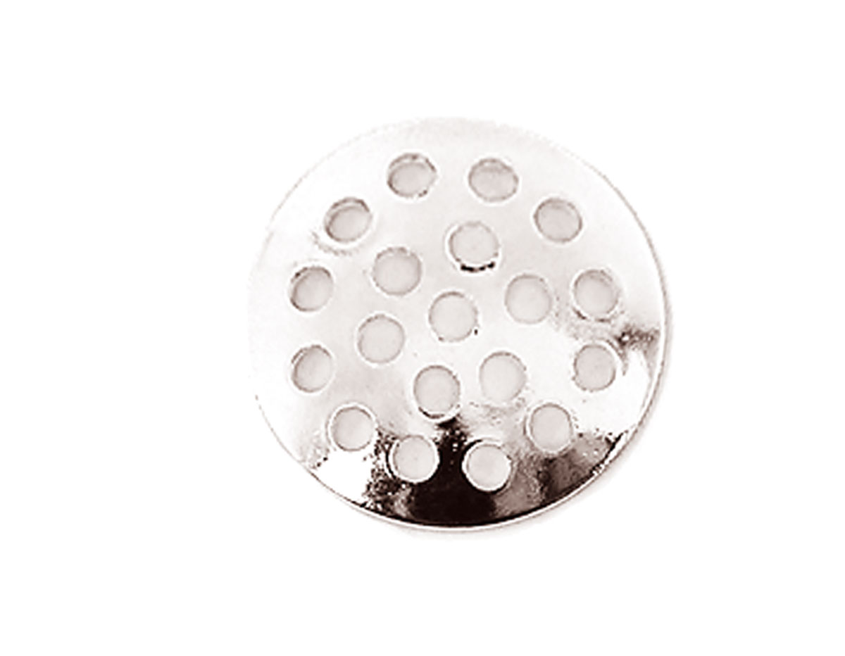 12365 A12365 Base anillo metalico para coser con agujeros plateado Innspiro