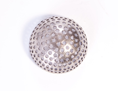 12521 A12521 Figure montage metallique demie boule avec trous argente vieilli Innspiro - Article