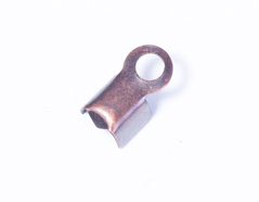 A12619 12619 Terminal metallique semi tube anneau cuivre vieilli Innspiro - Article
