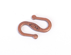 A12620 12620 Terminal metallique semi tube anneau cuivre vieilli Innspiro - Article