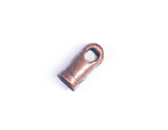 12622 A12622 Terminal metallique tube anneau cuivre vieilli Innspiro - Article