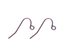 A12649 12649 Boucles d oreilles metalliques crochet hippie ouvert simple cuivre vieilli Innspiro - Article