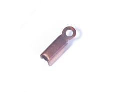 A12671 12671 Terminal metallique semi tube anneau cuivre vieilli Innspiro - Article