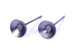 A12908 12908 Boucle d oreille metallique pour incruster cone dore vieilli Innspiro - Article