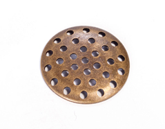 12967 A12967 Base anillo metalico para coser con agujeros dorado envejecido Innspiro - Ítem
