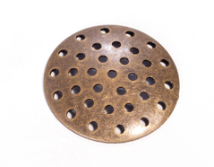 A12969 12969 Base anillo metalico para coser con agujeros dorado envejecido Innspiro - Ítem
