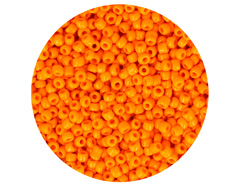 14048 Rocaille de verre rond opaque orange 2 3mm 09gr Tube Innspiro - Article