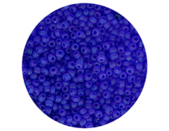 14056 Rocaille de verre ronde glace bleu fort 2 3mm 09gr Tube Innspiro - Article