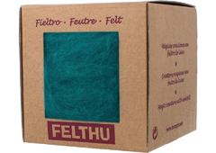1408 Feutre de laine turquoise Felthu - Article