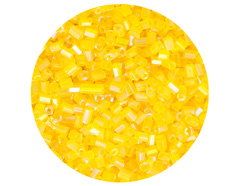 14107 Rocaille de verre cylindre mini jaune 2x2mm 09gr Tube Innspiro - Article