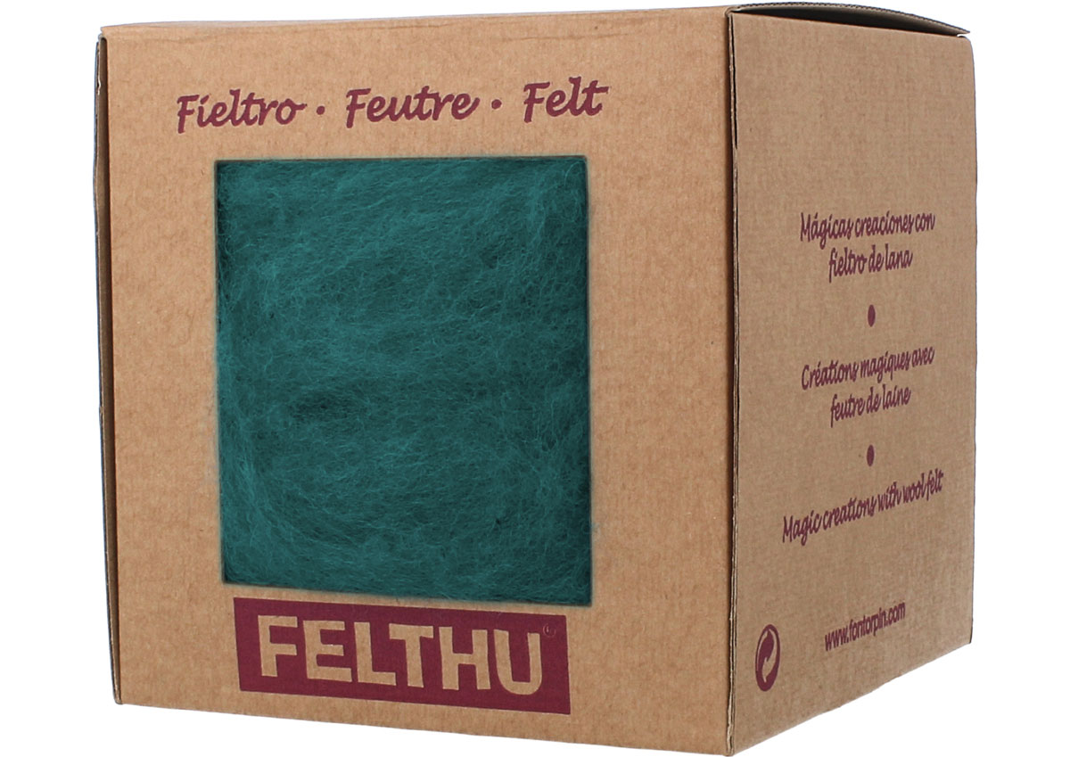 1410 Fieltro de lana turquesa claro Felthu