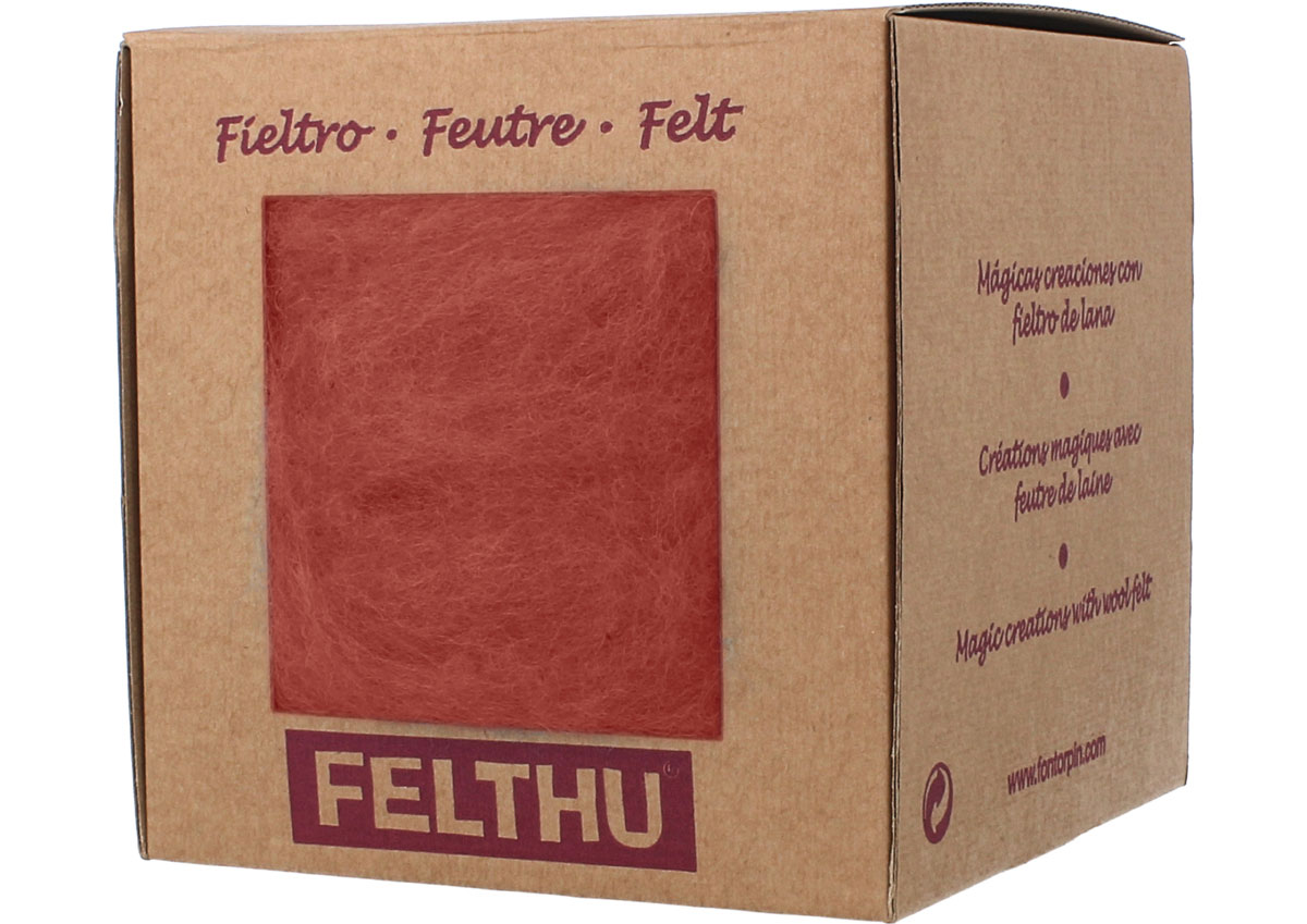 1418 Fieltro de lana salmon Felthu