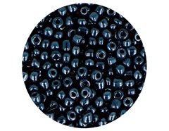 14218 Rocaille de verre ronde eclat metallique iridescent titane 3 0mm 09gr Tube Innspiro - Article