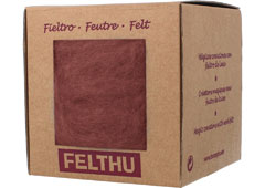 1422 Feutre de laine rouge fonce Felthu - Article