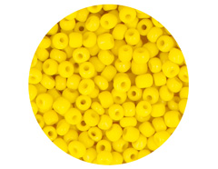 14241 Rocaille de verre rond opaque jaune 3 0mm 09gr Tube Innspiro - Article